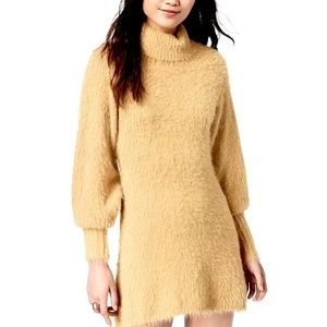 FP Turtleneck Mini Sweater Dress